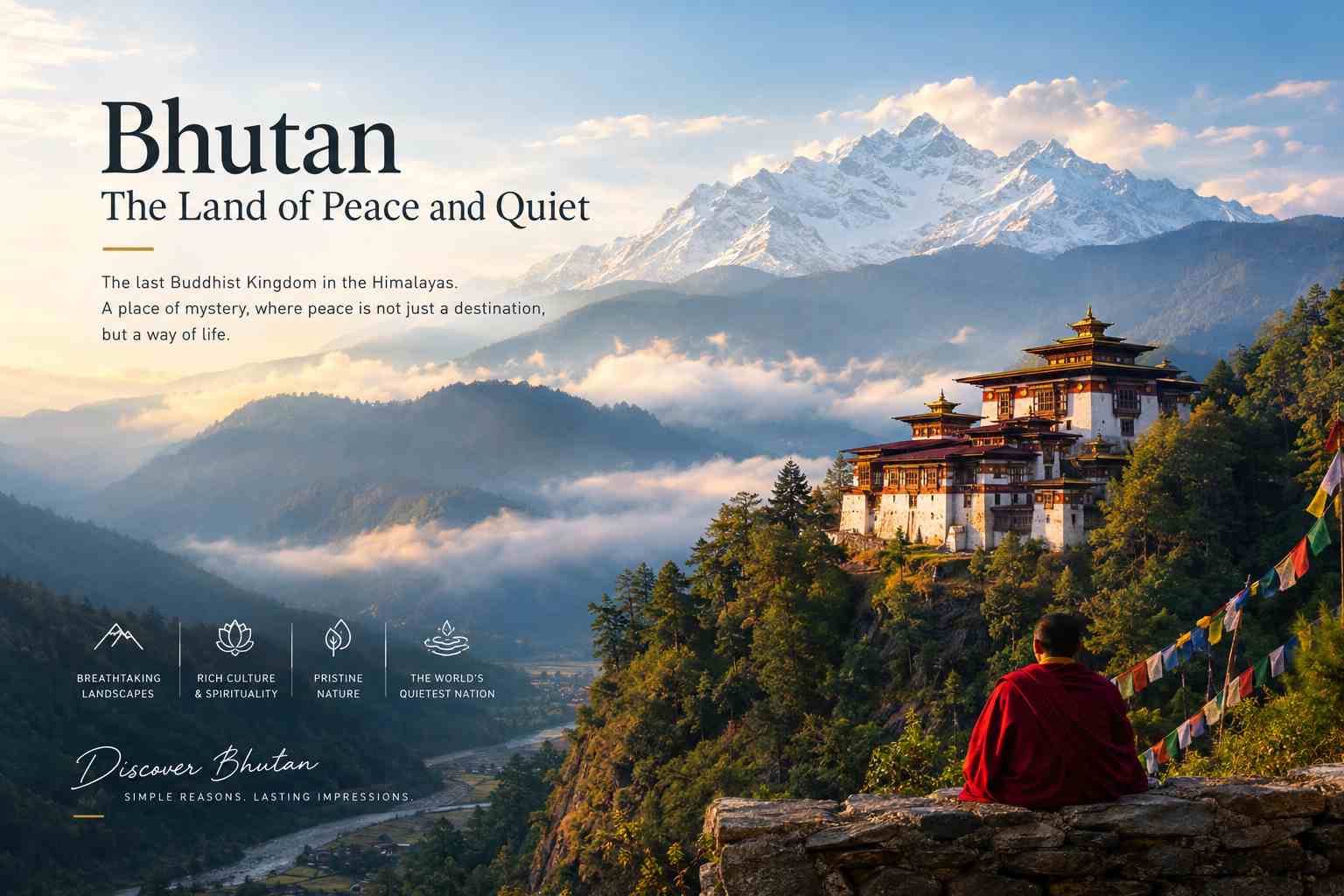 Bhutan being ranked as world’s quietest country